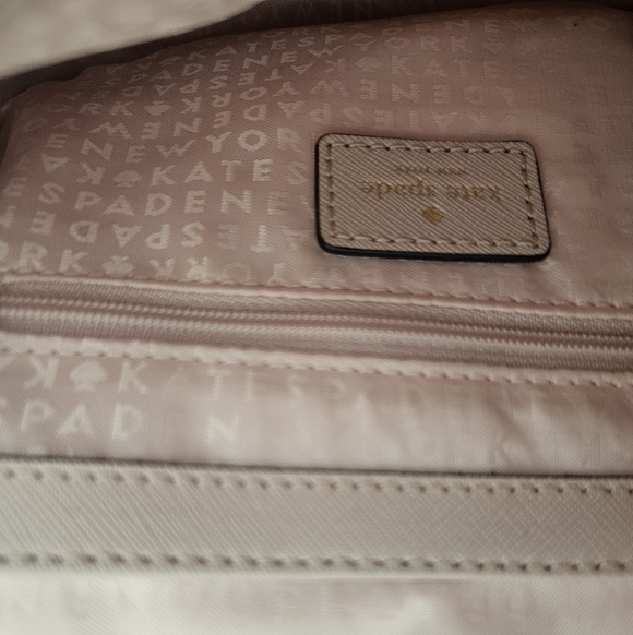 Kate Spade Blush Pink Crossbody Bag Studded Rhinestone Trim Purse - Picture 4 of 4